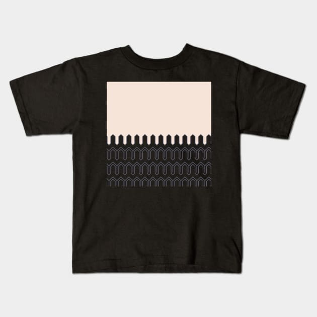 twin pattern Kids T-Shirt by Pacesyte